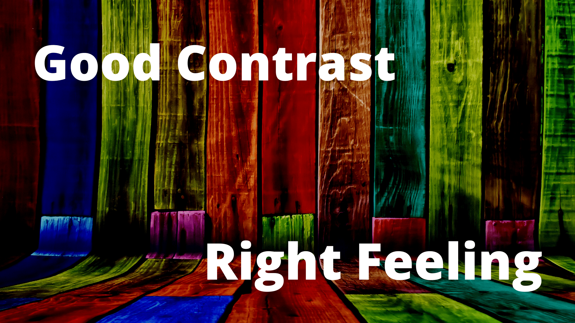 Building the perfect slide - colors