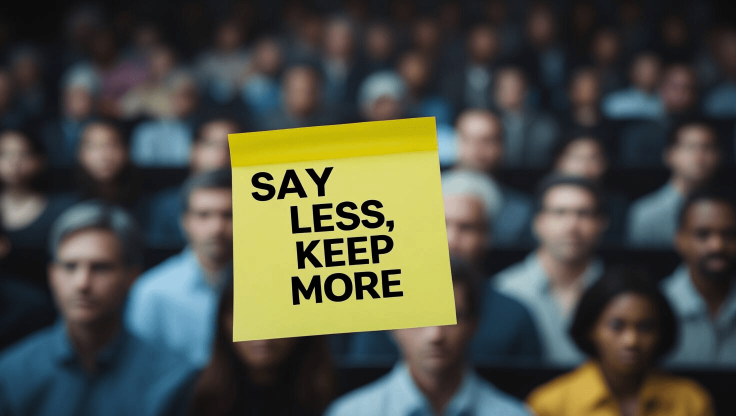 Speak Less, Say More
